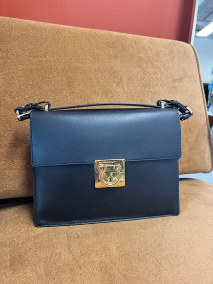 Salvatore Ferragamo Gancini Flap Bag - Medium