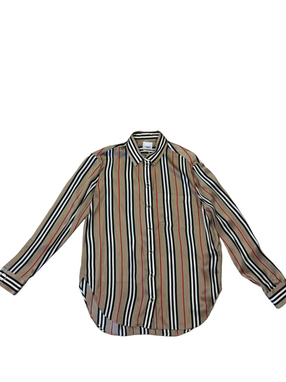 Burberry Icon Stripe Silk Shirt