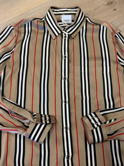 Burberry Icon Stripe Silk Shirt