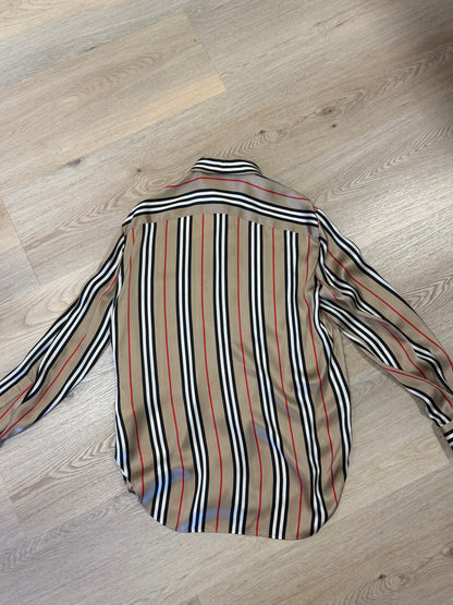 Burberry Icon Stripe Silk Shirt