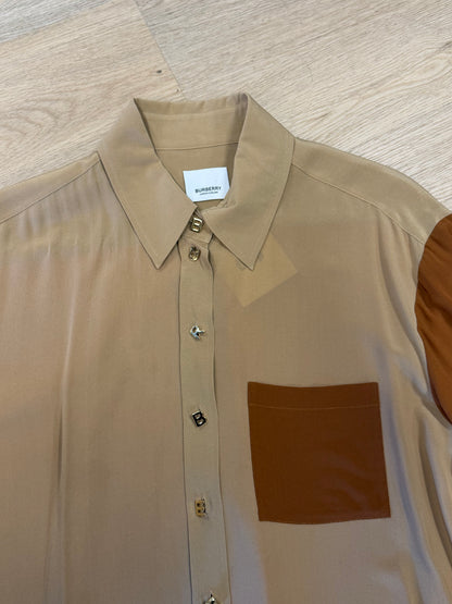 Burberry Colourblock Silk Shirt
