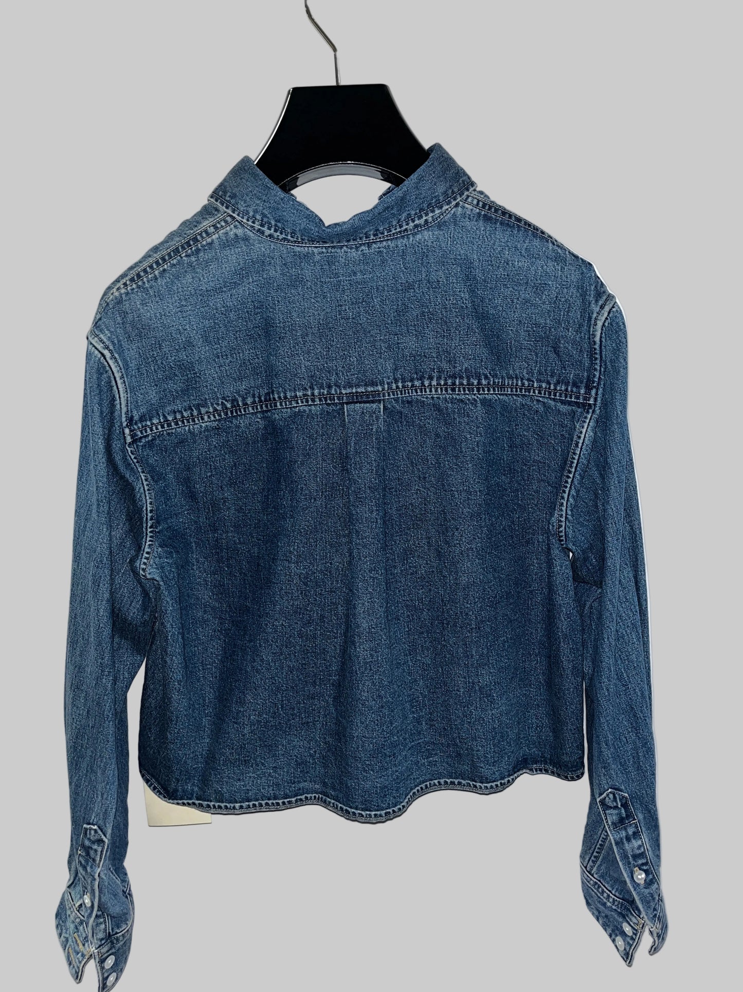 Celine Denim Crop Shirt