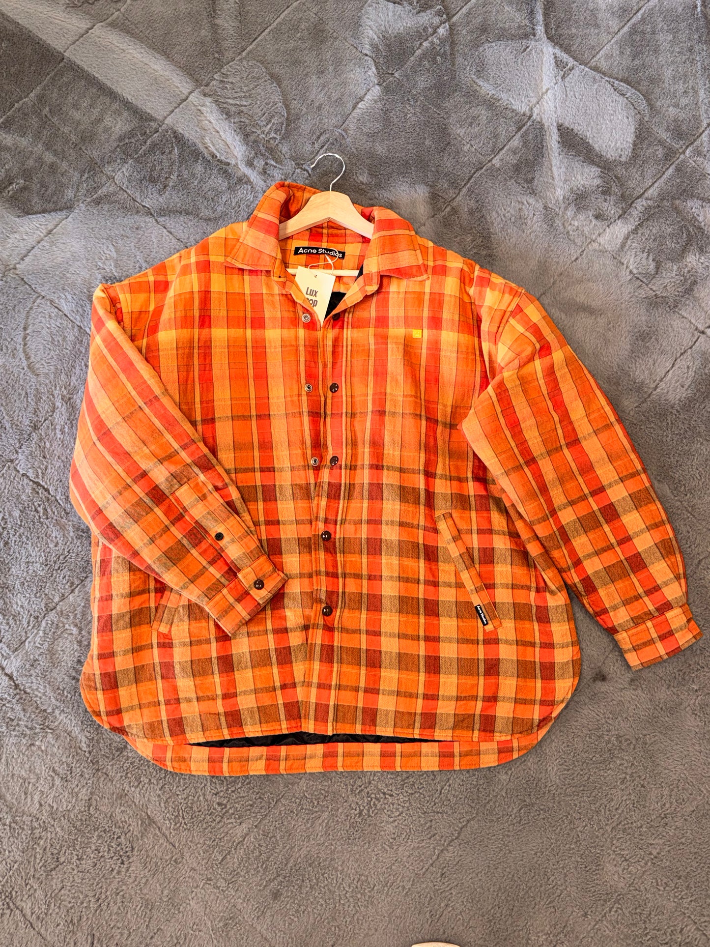 Acne Studios Checked Flannel Shirt Jacket