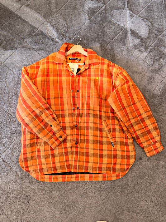 Acne Studios Checked Flannel Shirt Jacket