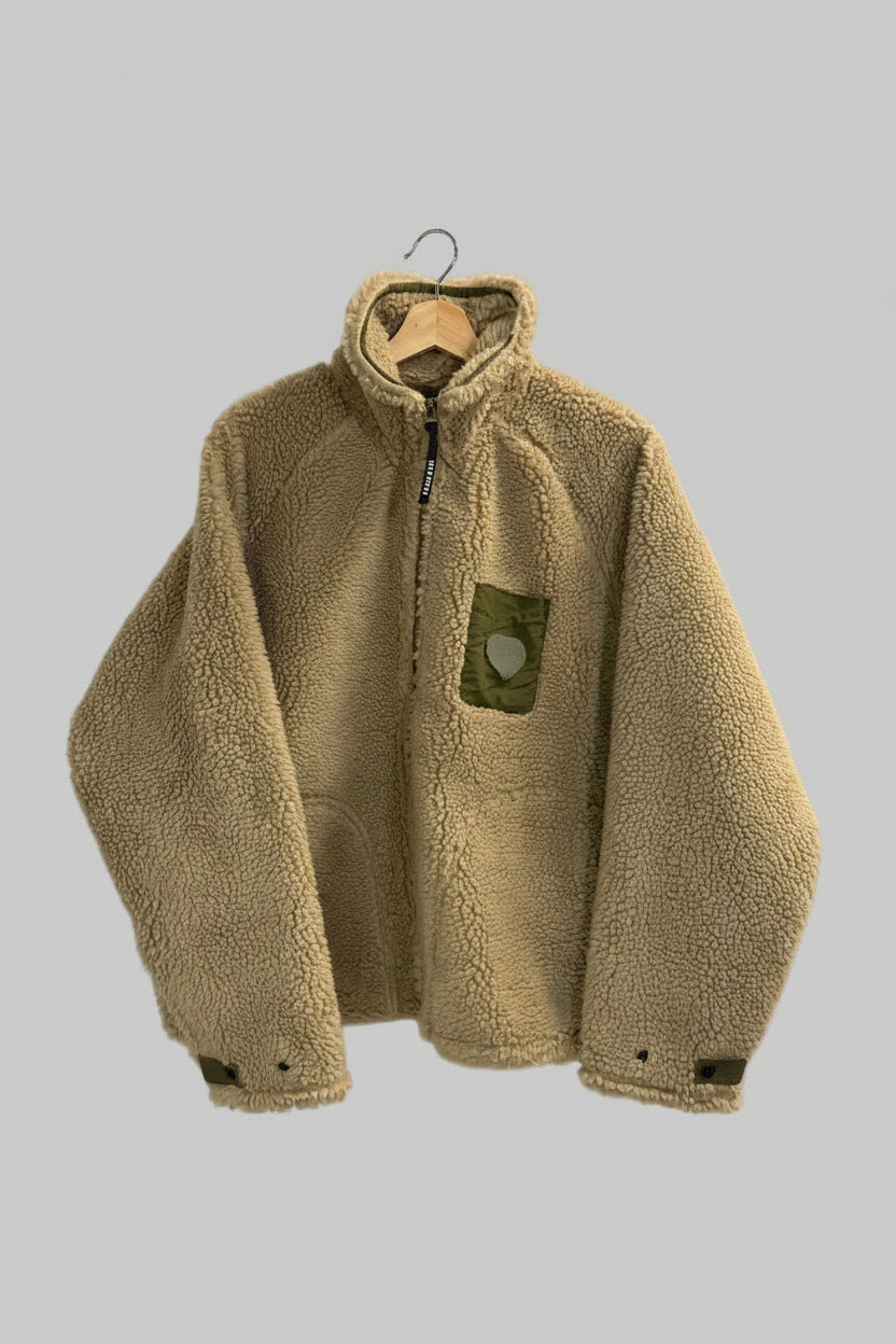 Human Made Fleece Zip Up Jacket