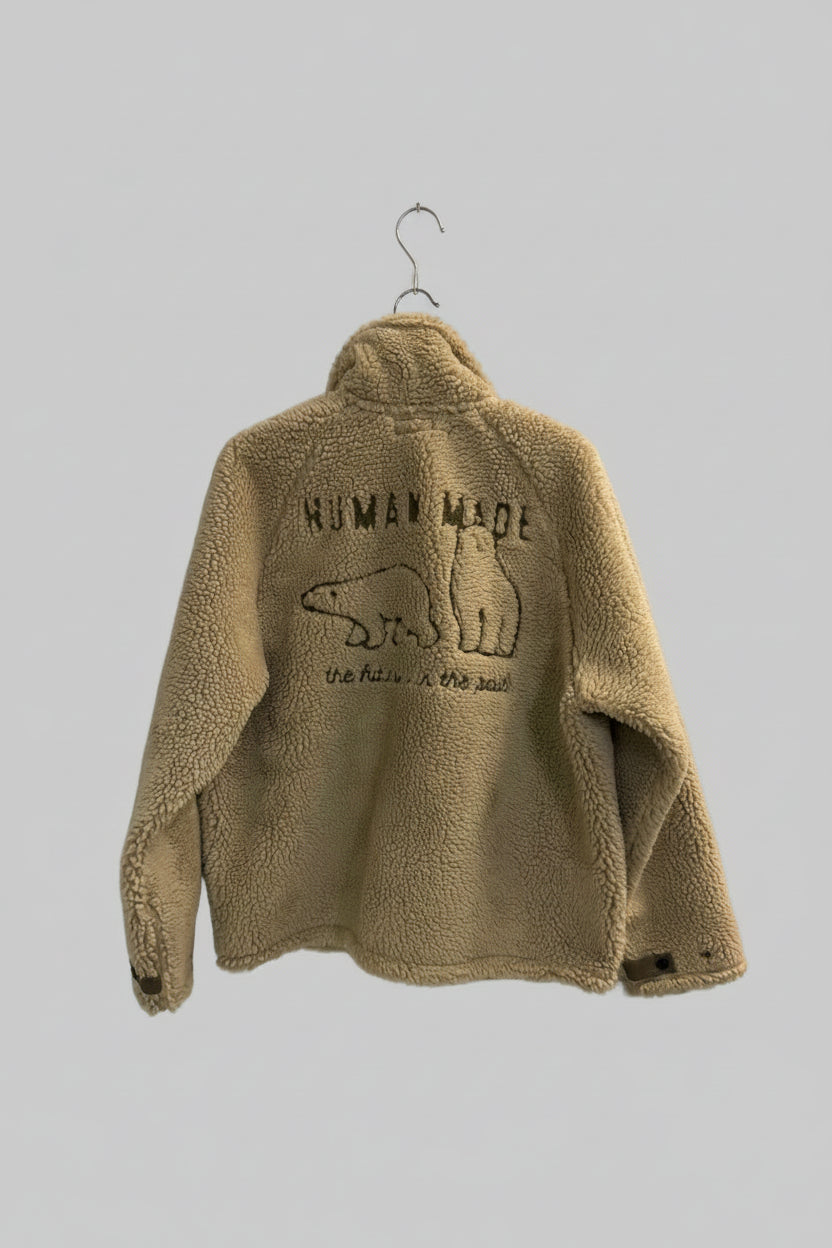 Human Made Fleece Zip Up Jacket