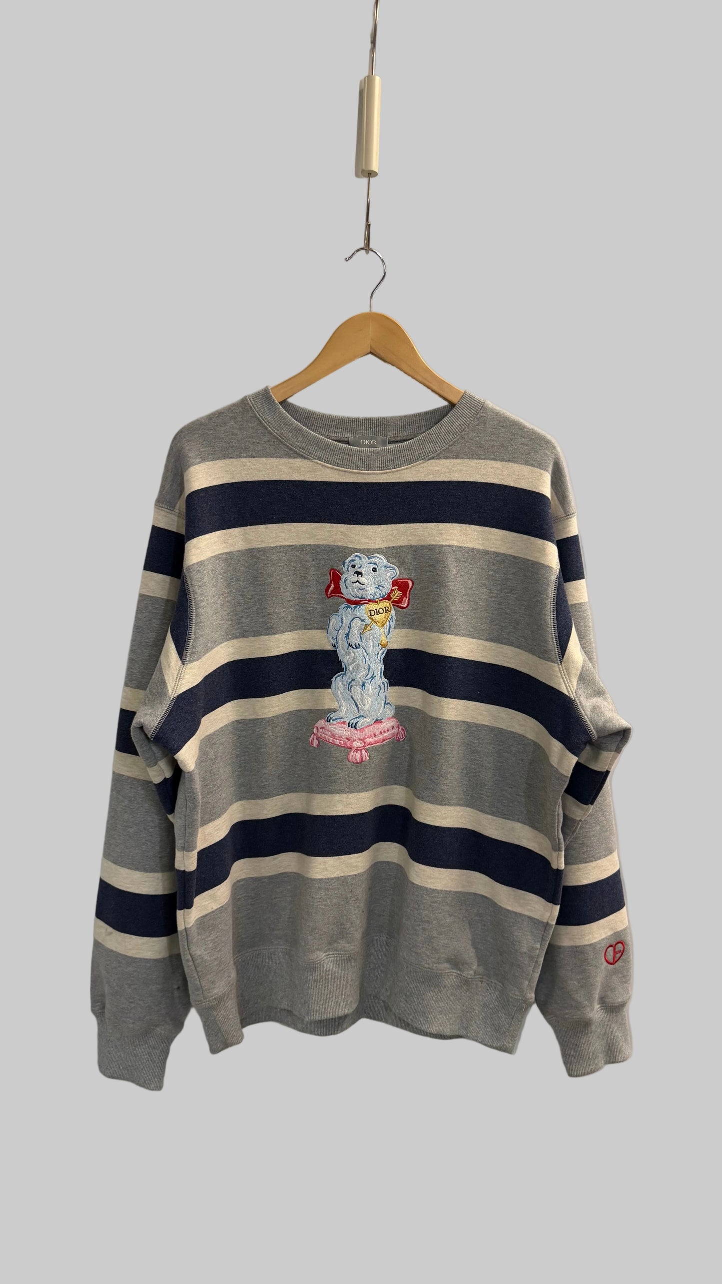 Dior Striped Dog Sweater - Size L