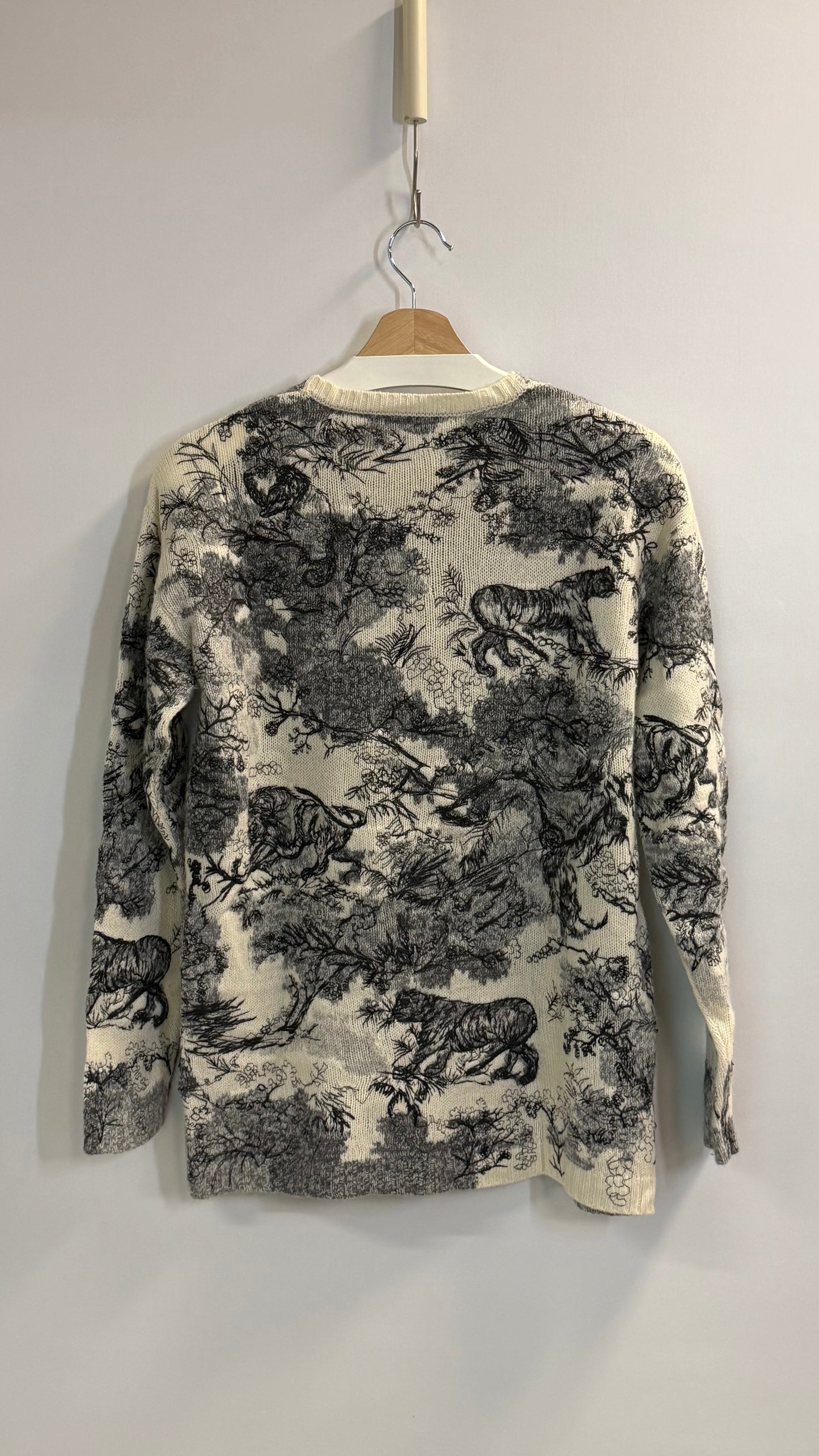 Christian Dior Paris Toile de Jouy Sauvage Knit Sweater