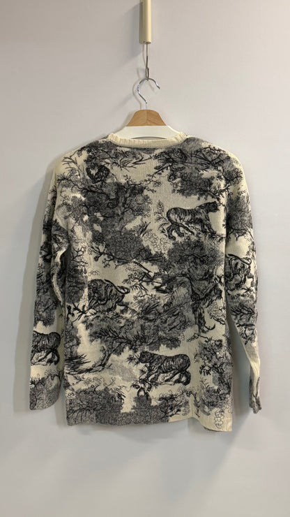 Christian Dior Paris Toile de Jouy Sauvage Knit Sweater
