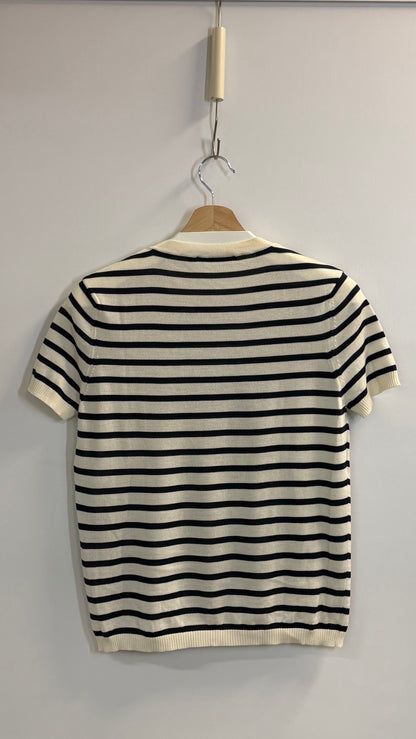 Christian Dior Paris 'J'ADIOR 8' Marinière Striped Knit Top