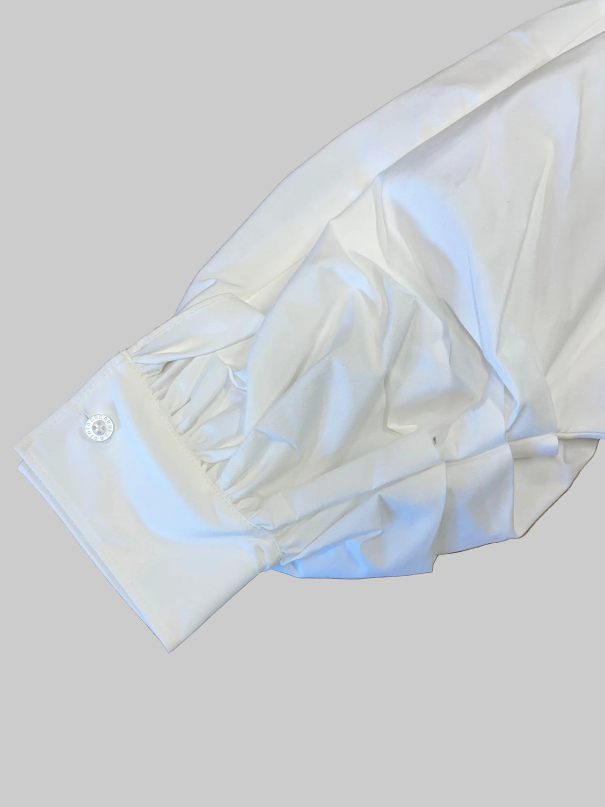 Oscar de la Renta Pleated Balloon-Sleeve Blouse