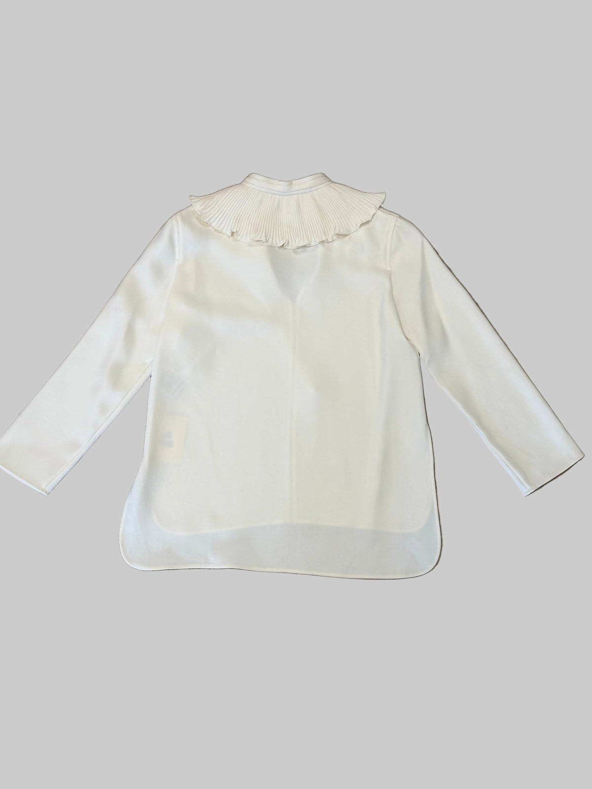 Hermès Ruffle Collar Blouse