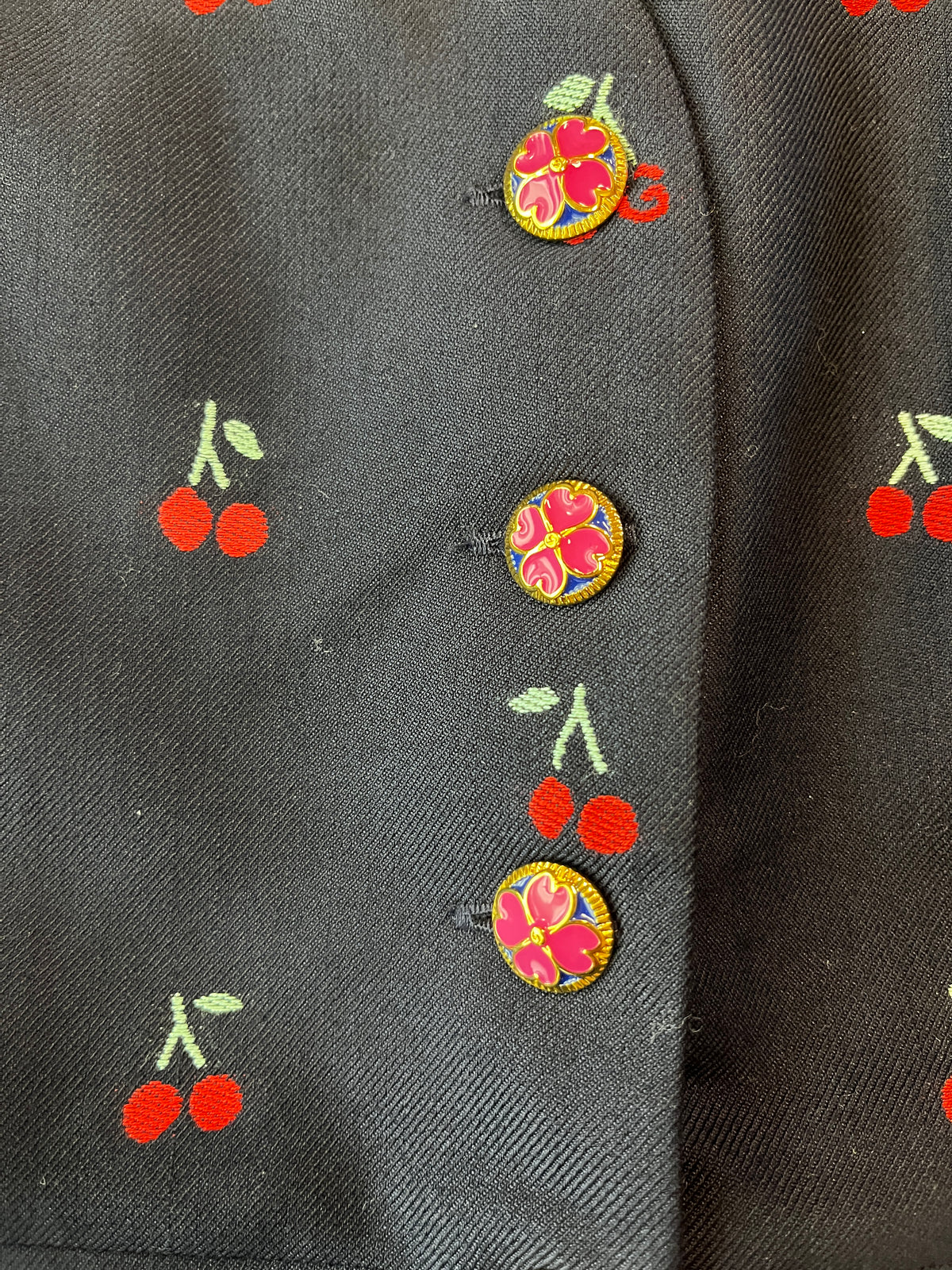 Gucci GG Cherry Print Strapless Corset Top