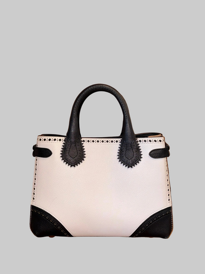 Small Banner Bag in Two Tone