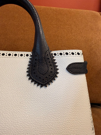 Small Banner Bag in Two Tone