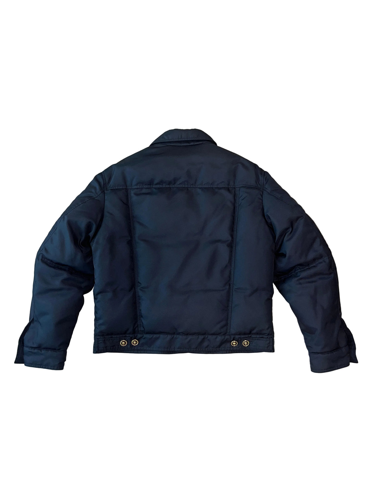 Versace Medusa-Button Padded Trucker Jacket