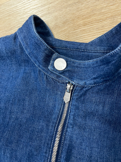 Hermès Denim Zip-Front Shirt Jacket