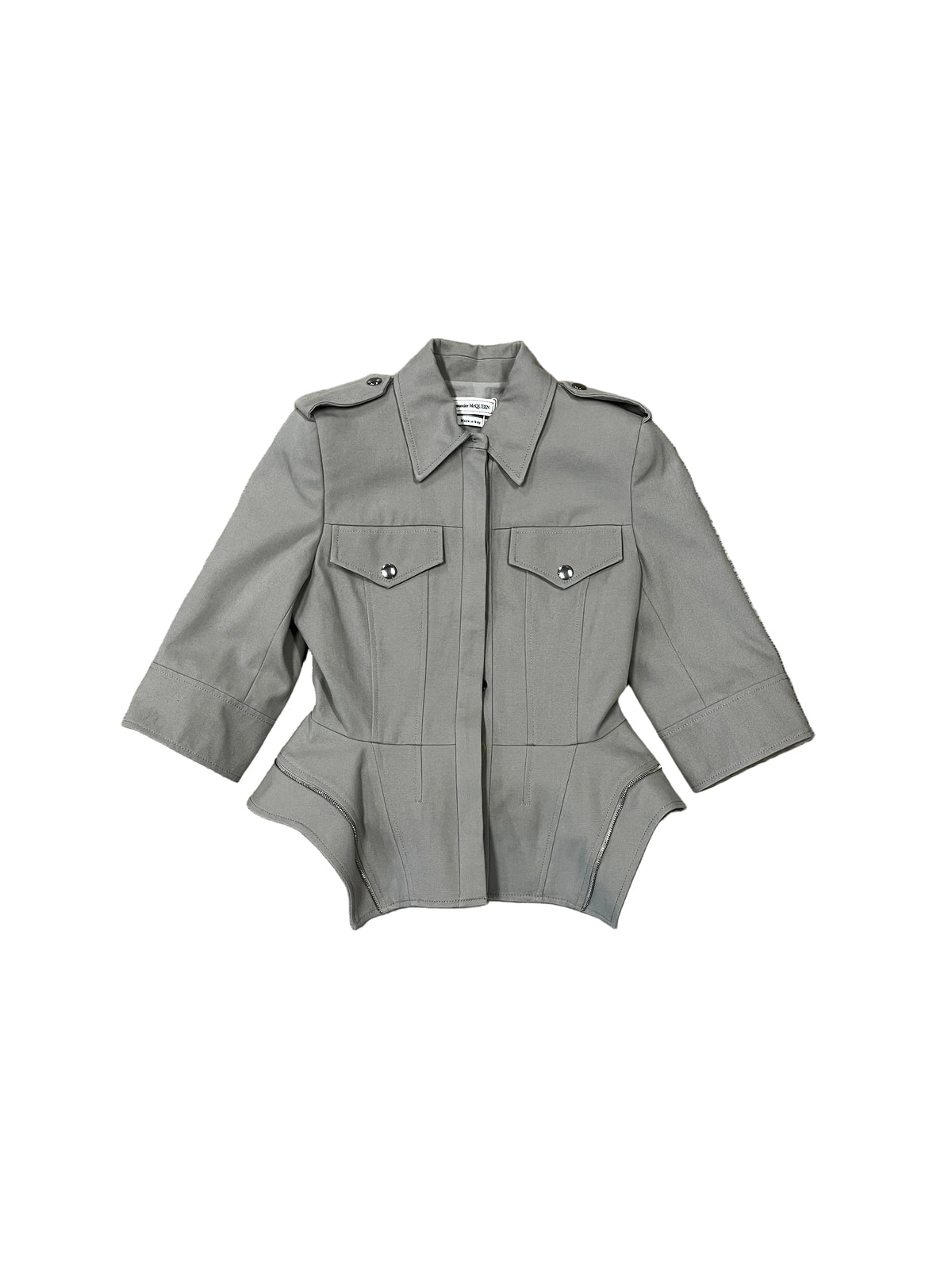 Alexander McQueen Military Peplum Jacket