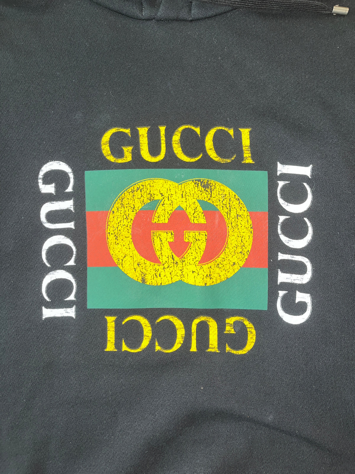 Gucci Vintage Logo Print Hoodie