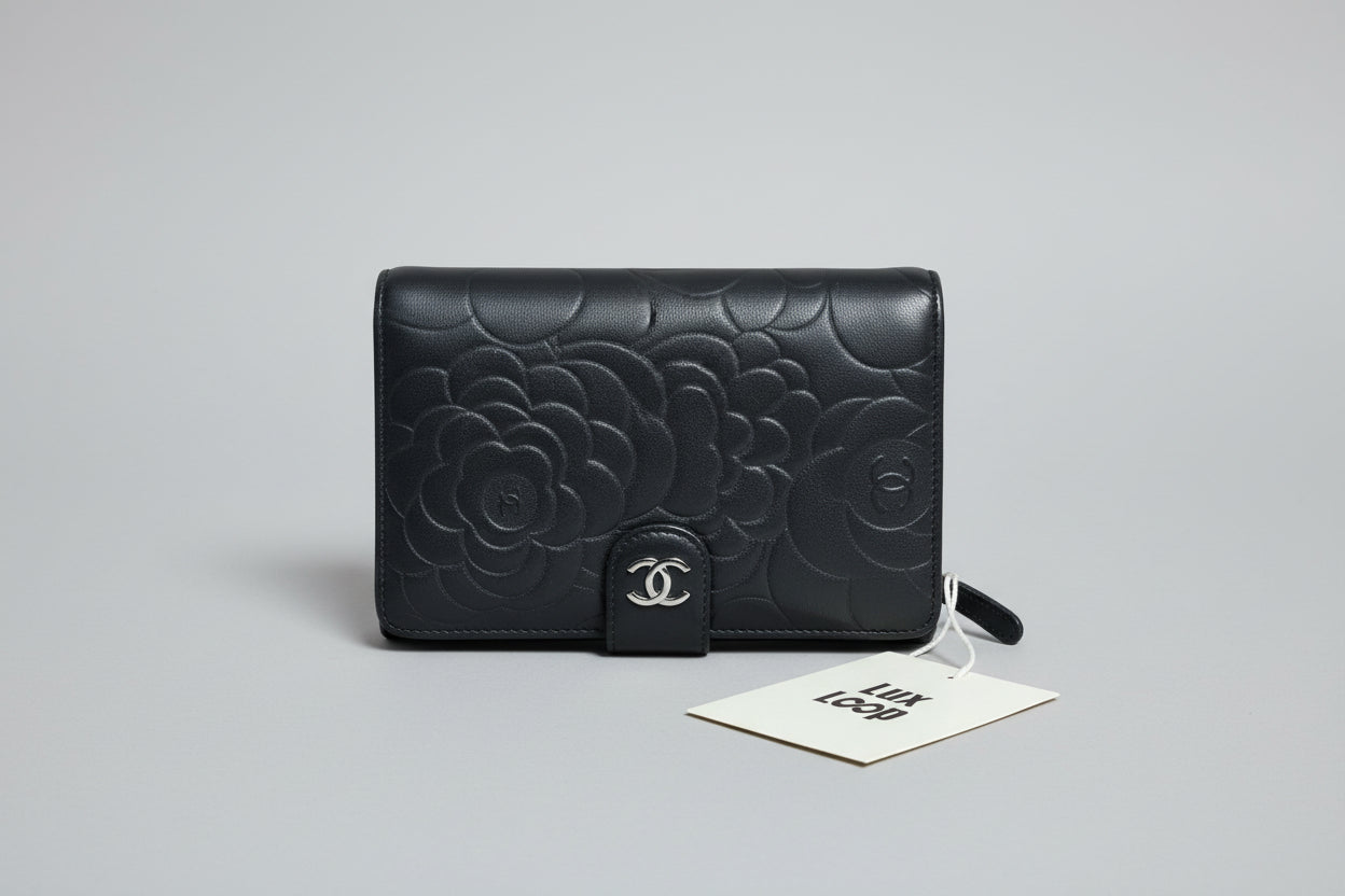 Chanel Camellia Bi-Fold Wallet