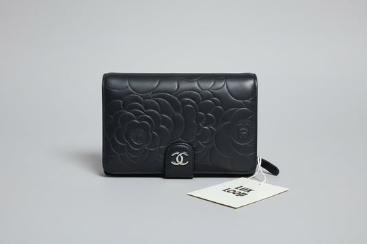 Chanel Camellia Bi-Fold Wallet