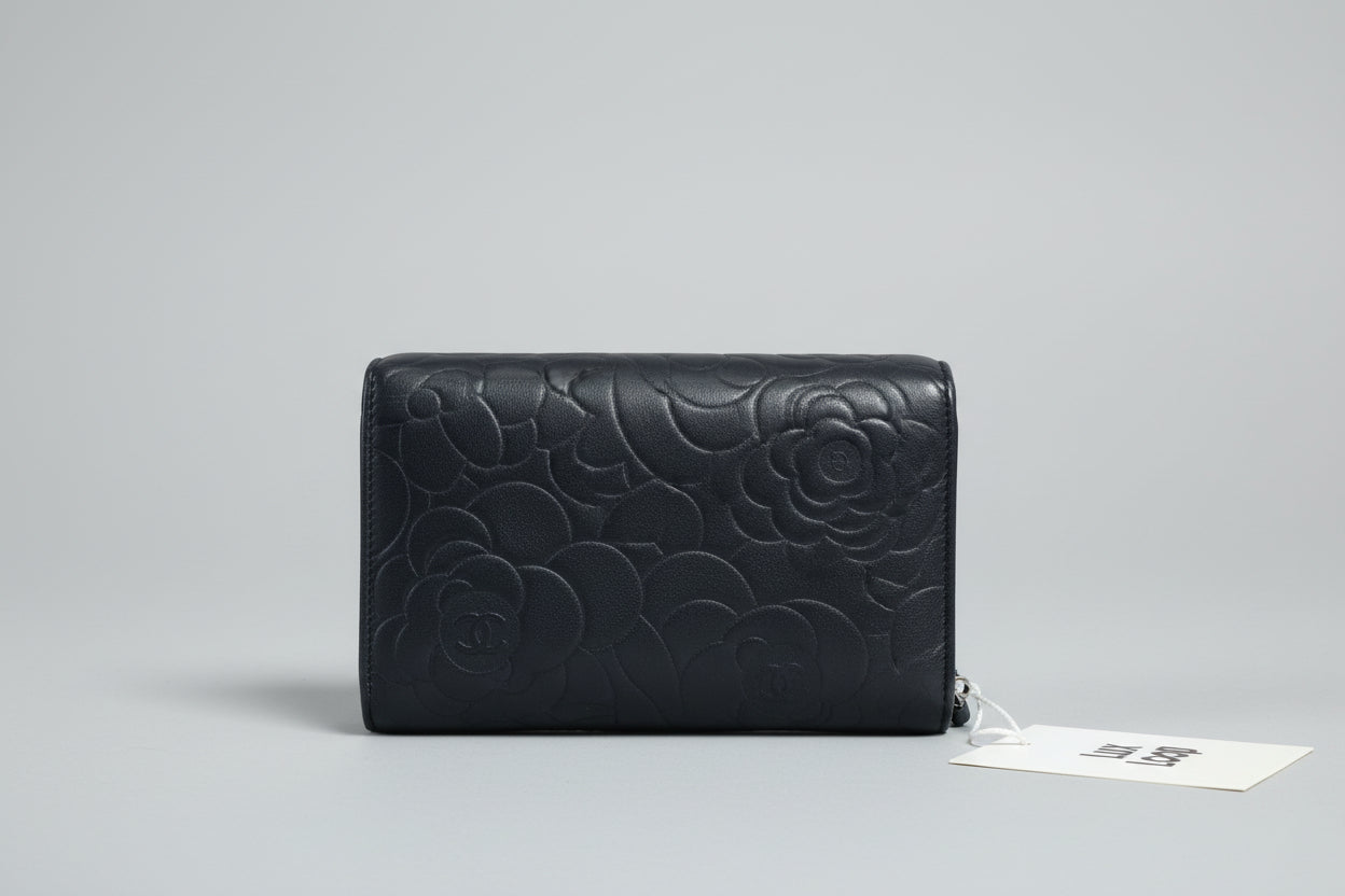 Chanel Camellia Bi-Fold Wallet