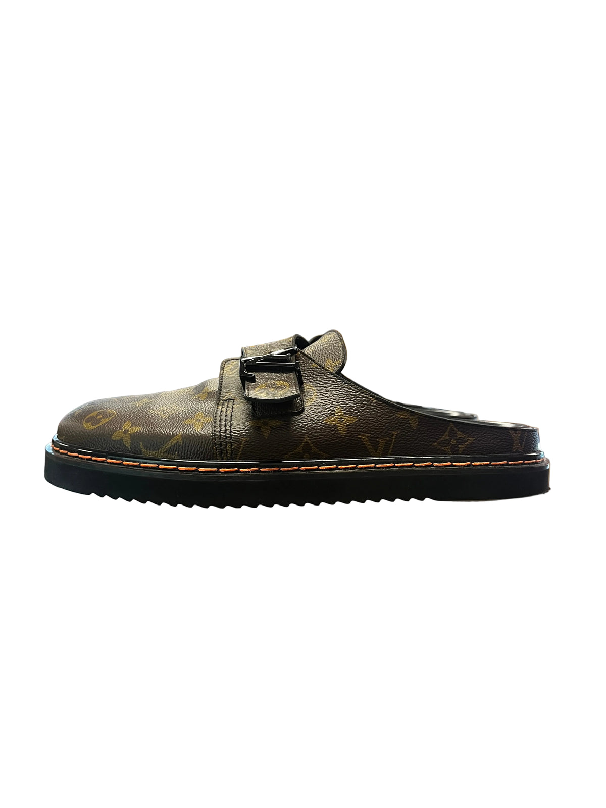 Louis Vuitton Monogram Buckle Mule