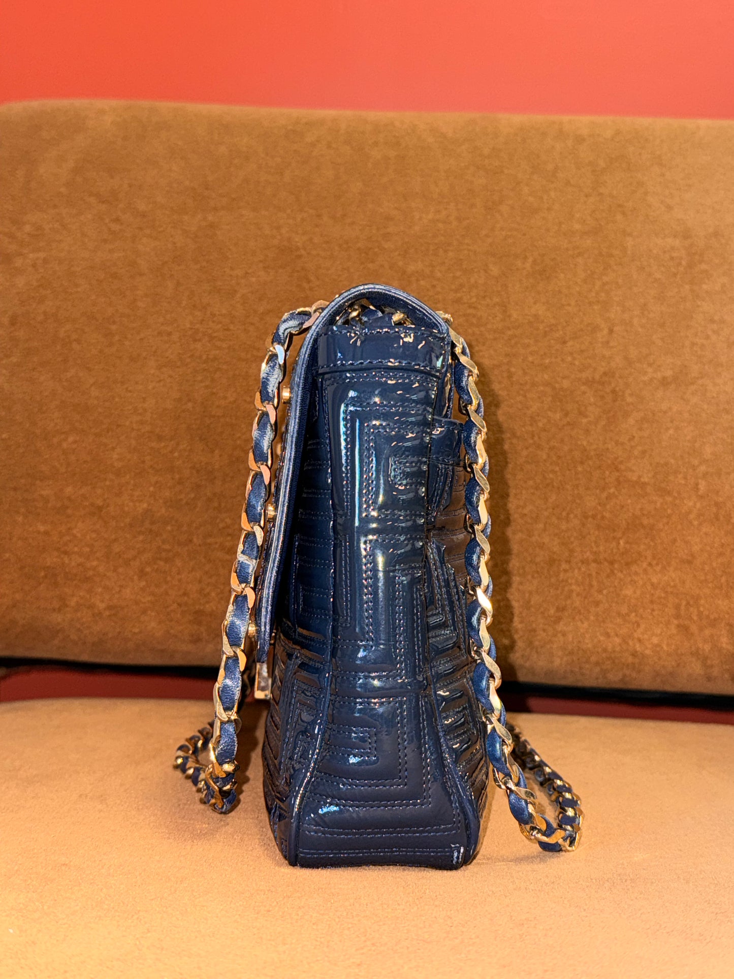 Patent Leather Shoulder Bag