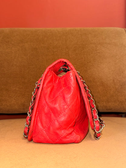 Natural Beauty Flap bag in Red Leather