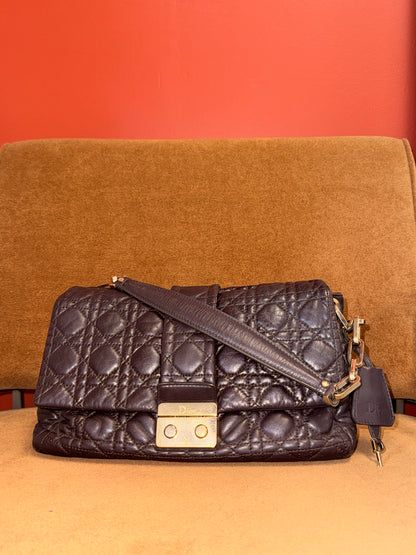 Christian Dior Miss Dior Shoulder Bag in Dark Brown