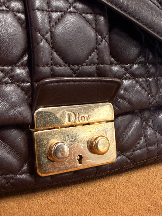Christian Dior Miss Dior Shoulder Bag in Dark Brown