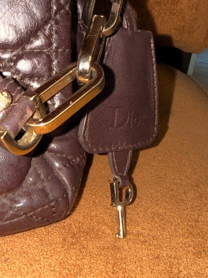 Christian Dior Miss Dior Shoulder Bag in Dark Brown