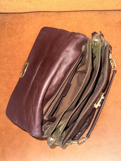 Christian Dior Miss Dior Shoulder Bag in Dark Brown