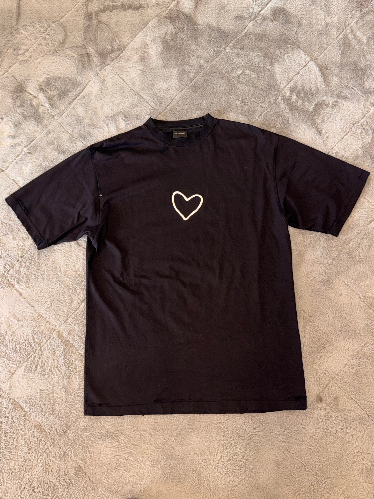 Short Sleeve Heart T Shirt