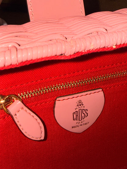 Mark Cross Wicker Box Bag