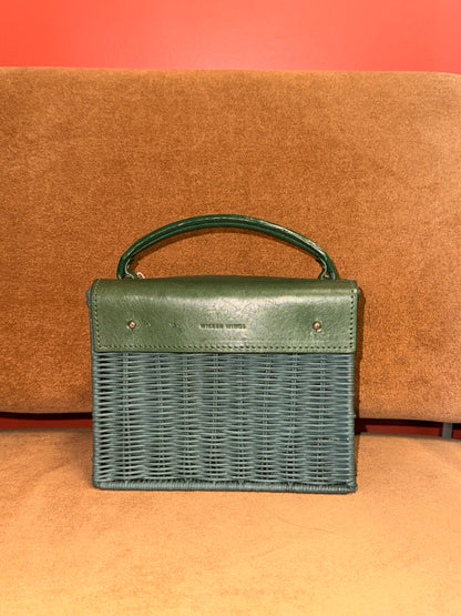 Wicker Wings Rattan Top Handle Bag