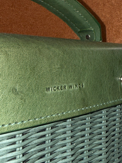 Wicker Wings Rattan Top Handle Bag