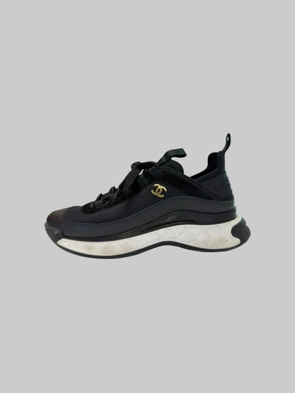 Chanel CC Logo Low-Top Sneaker