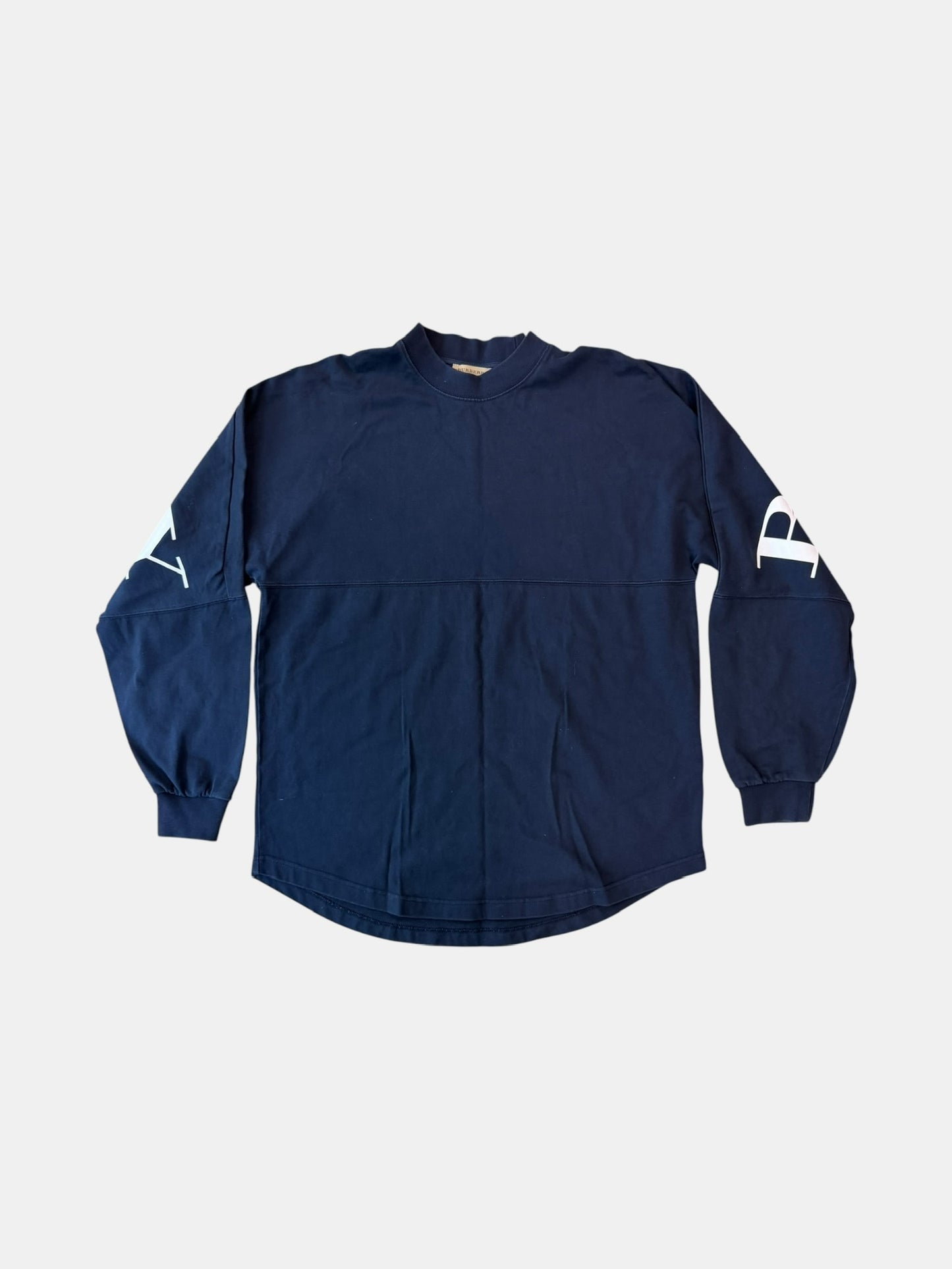 Burberry Oversized Logo Long Sleeve Top
