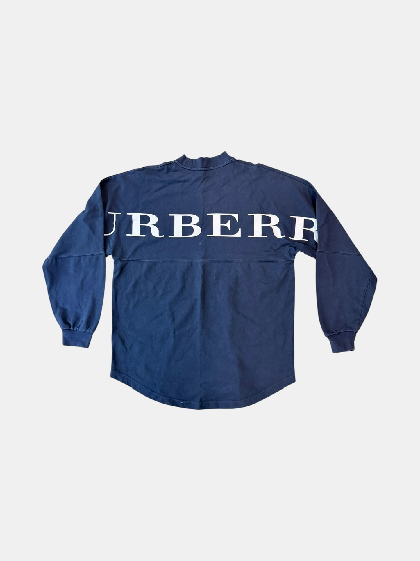 Burberry Oversized Logo Long Sleeve Top