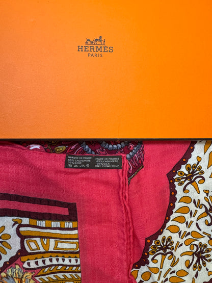 Hermès "La Danse du Cheval Marwari" Silk Scarf