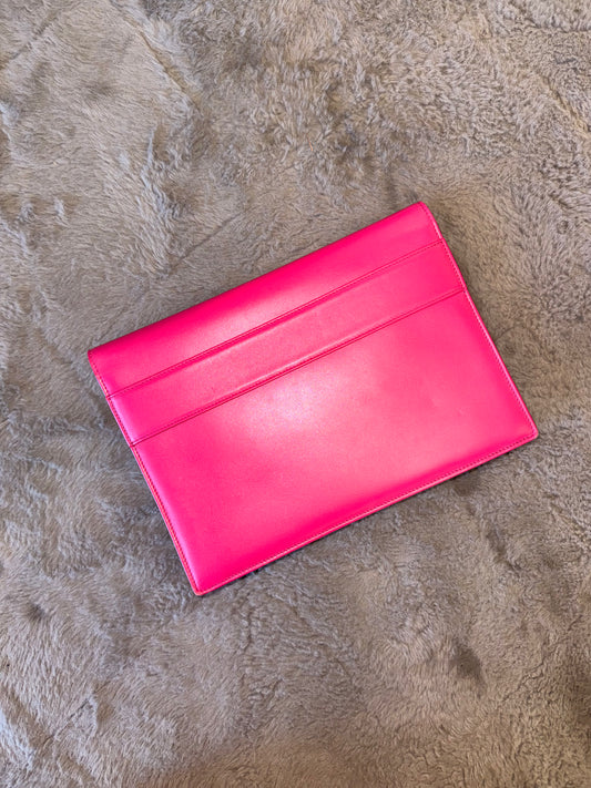 Alexander McQueen Colourblock Leather Envelope Clutch