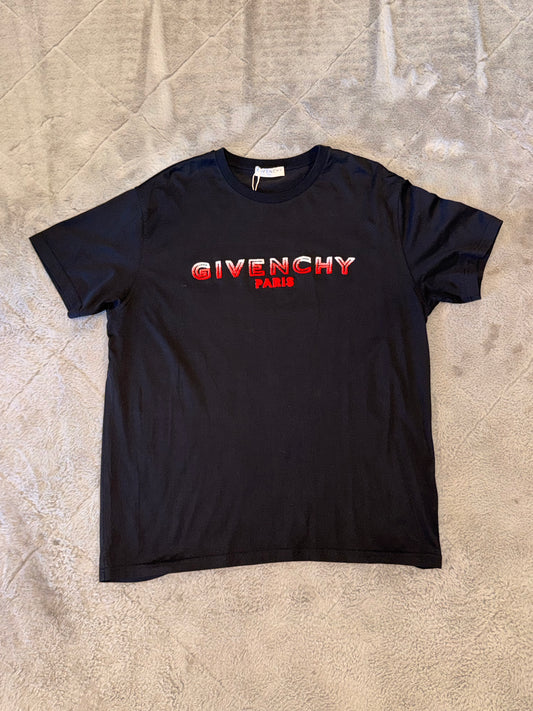 Givenchy Embroidered Paris signature t-shirt