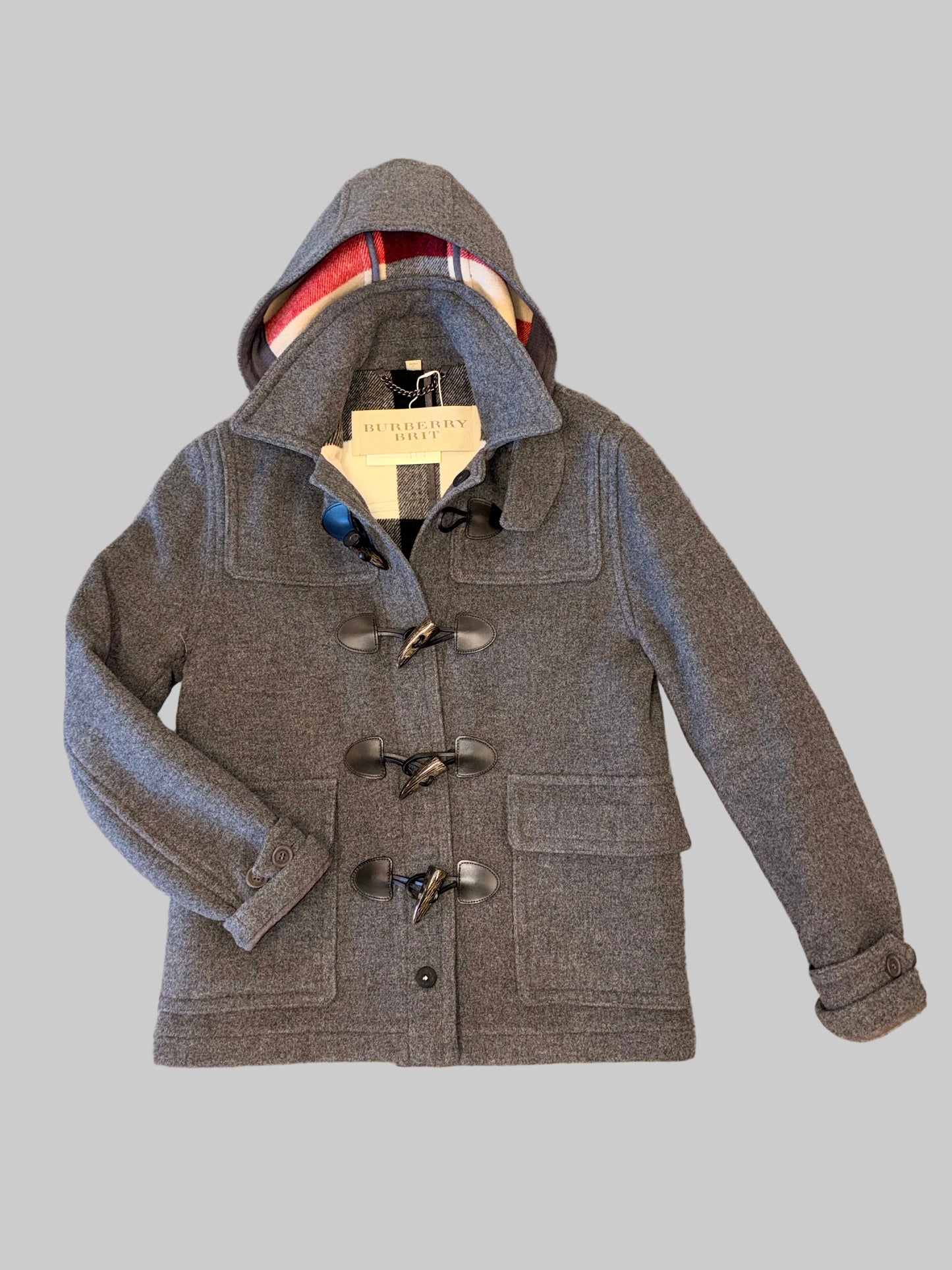Burberry Brit Wool Duffle Coat