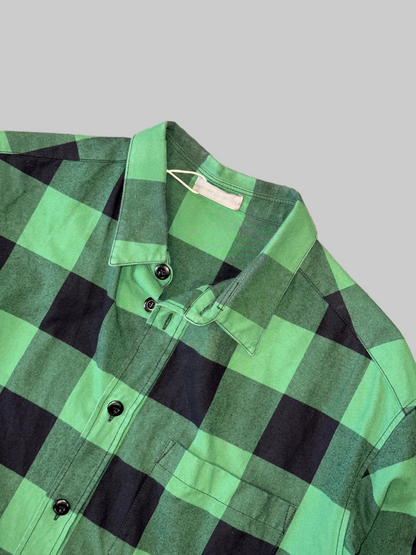 Dior Homme Green Flannel Shirt