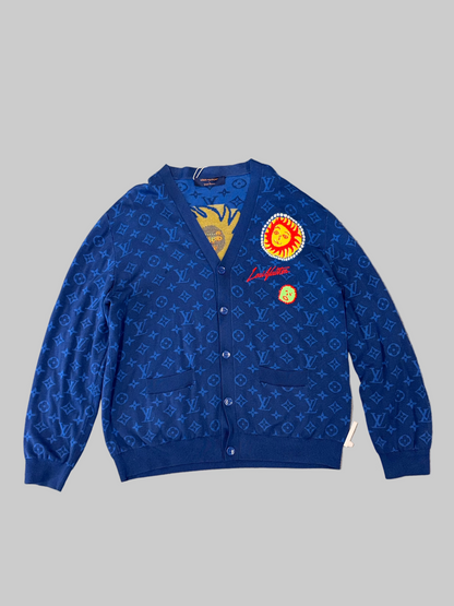 Louis Vuitton x Yayoi Kusama Monogram Faces knitted cardigan