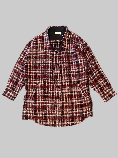 Faith Connexion Tweed Overshirt,