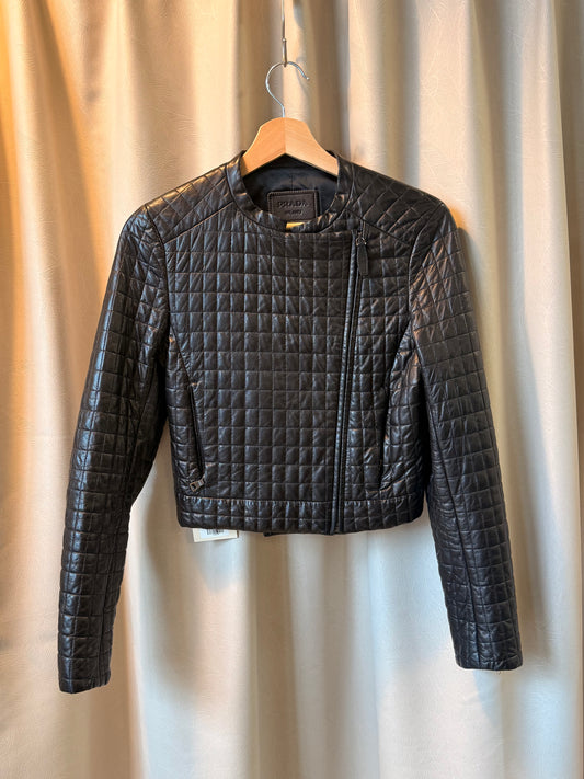 Prada Quilted Leather Jacket