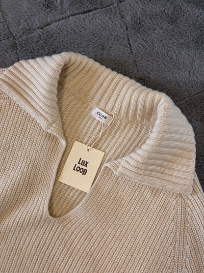 Celine Ribbed Knit Sweater