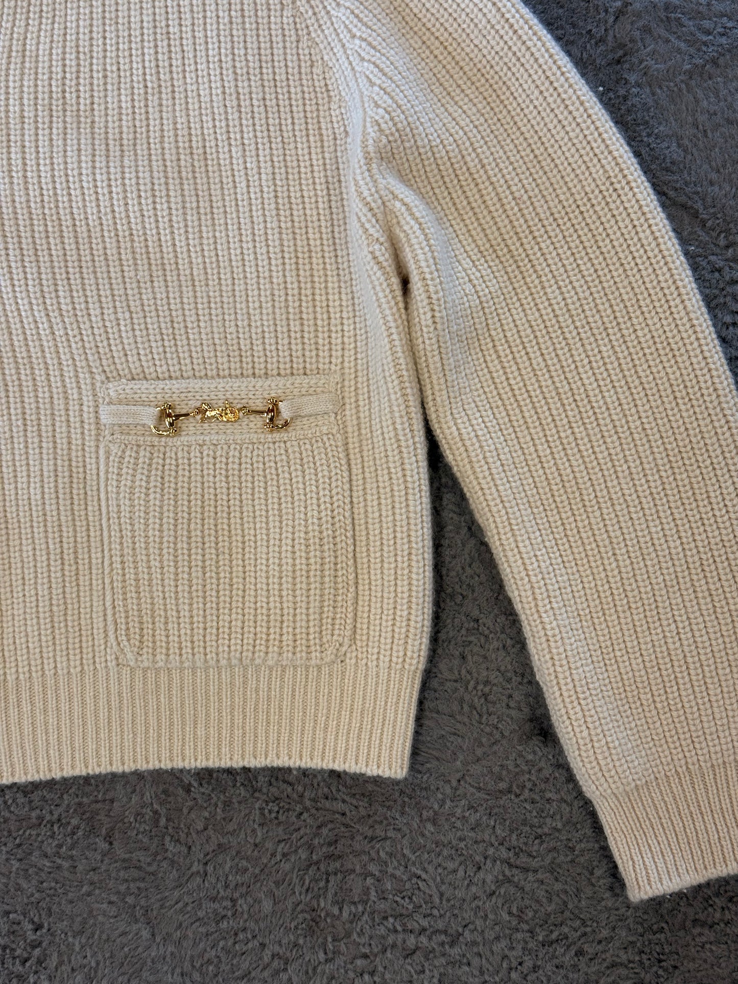 Celine Ribbed Knit Sweater